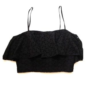Black Crop Top